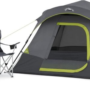 CORE 4 Person Instant Cabin Tent Camping Set | Includes 1 Pop Up Tent with 60 Second Setup, 1 Outdoor Table & 2 Camp Chairs | Perfect for Family Car Camping with Included Carry Bag CORE 4 Person Instant Cabin Tent Camping Set | Includes 1 Pop Up Tent with 60 Second Setup, 1 Outdoor Table & 2 Camp Chairs | Perfect for Family Car Camping with Included Carry Bag