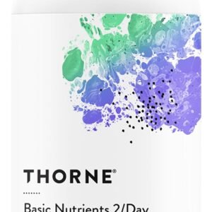 THORNE – Basic Nutrients 2/Day – Comprehensive Daily Multi-Vitamin with Optimal Bioavailability – Vitamin & Mineral Formula – Third-Party Certified – Gluten, Dairy & Soy-Free – 60 Capsules THORNE – Basic Nutrients 2/Day – Comprehensive Daily Multi-Vitamin with Optimal Bioavailability – Vitamin & Mineral Formula – Third-Party Certified – Gluten, Dairy & Soy-Free – 60 Capsules