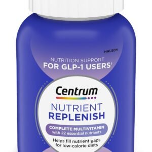 Centrum Nutrient Replenish GLP-1 Nutrition Support Multivitamin for Whole Body Health and Appearance – 180 Tablets, 6 Month Supply Centrum Nutrient Replenish GLP-1 Nutrition Support Multivitamin for Whole Body Health and Appearance – 180 Tablets, 6 Month Supply