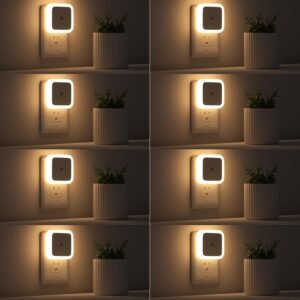 Sujeet Night Light, Night Lights Plug into Wall 8-Pack, Nightlight Plug in Night Light, Dusk to Dawn Night Lamp Led (Warm White) Sujeet Night Light, Night Lights Plug into Wall 8-Pack, Nightlight Plug in Night Light, Dusk to Dawn Night Lamp Led (Warm White)