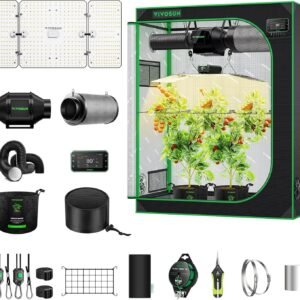 VIVOSUN Smart Grow Tent Kit 2×4, 2-Plant WiFi-Integrated Grow System | including 200W Full Spectrum LED,Automatic Control with GrowHub E42A+, Efficient Ventilation System,48x24x60″ Grow Tent VIVOSUN Smart Grow Tent Kit 2×4, 2-Plant WiFi-Integrated Grow System | including 200W Full Spectrum LED,Automatic Control with GrowHub E42A+, Efficient Ventilation System,48x24x60″ Grow Tent