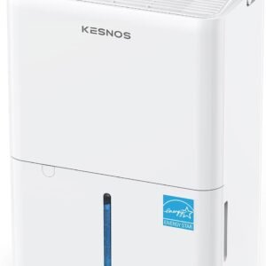 Kesnos 30 Pints 2025 Energy Star Dehumidifier for Basement & Home with Drain Hose, Ultra-Quiet 36 dB and 1.06-Gal Water Tank, Ideal for Room up to 2,500 Sq. Ft., Auto Defrost, Timer Kesnos 30 Pints 2025 Energy Star Dehumidifier for Basement & Home with Drain Hose, Ultra-Quiet 36 dB and 1.06-Gal Water Tank, Ideal for Room up to 2,500 Sq. Ft., Auto Defrost, Timer
