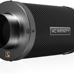 AC Infinity Air Carbon Filter 4″ with Premium Australian Virgin Charcoal, for Inline Duct Fan, Odor Control, Hydroponics, Grow Rooms AC Infinity Air Carbon Filter 4″ with Premium Australian Virgin Charcoal, for Inline Duct Fan, Odor Control, Hydroponics, Grow Rooms