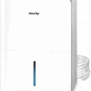 AEOCKY 50 Pint/Day Compressor Dehumidifier, 3500Sq.Ft for Basement, Home, Bedroom, Bathroom, with Drain Hose, 0.8 Gallon Water Tank Capacity, Intelligent Humidistat, Quiet AEOCKY 50 Pint/Day Compressor Dehumidifier, 3500Sq.Ft for Basement, Home, Bedroom, Bathroom, with Drain Hose, 0.8 Gallon Water Tank Capacity, Intelligent Humidistat, Quiet