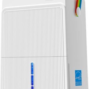 KNKA Energy Star 4500 Sq.Ft Dehumidifier, Max 80 Pint/Day Dehumidifier with Drain Hose, Dehumidifier for Basement, Bedroom, Bathroom, Large Room, Smart Humidity Control, Dual Timer, Sleep Mode KNKA Energy Star 4500 Sq.Ft Dehumidifier, Max 80 Pint/Day Dehumidifier with Drain Hose, Dehumidifier for Basement, Bedroom, Bathroom, Large Room, Smart Humidity Control, Dual Timer, Sleep Mode