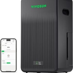 VIVOSUN AeroDrain D12 Smart Environmental Dehumidifier, up to 12L/day, 2L Water Tank, with Temperature & Humidity Sensor Probe, Smart Remote Control, Designed for Grow Tents VIVOSUN AeroDrain D12 Smart Environmental Dehumidifier, up to 12L/day, 2L Water Tank, with Temperature & Humidity Sensor Probe, Smart Remote Control, Designed for Grow Tents