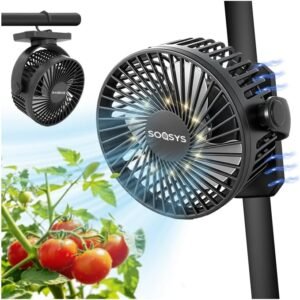Grow Tent Fan 6”, Magnetic Fan for Greenhouse Plant with Brushless Motor and Hook, 3 Speeds Strong & Quiet Airflow, LED, Timers, 720° Adjustable Airflow Angle for Hydroponics Circulation Cooling Grow Tent Fan 6”, Magnetic Fan for Greenhouse Plant with Brushless Motor and Hook, 3 Speeds Strong & Quiet Airflow, LED, Timers, 720° Adjustable Airflow Angle for Hydroponics Circulation Cooling