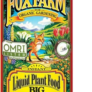 Fox Farm Big Bloom Liquid Plant Food – Organic Bloom Fertilizer for Flowering & Fruiting Plants, Contains Earthworm Castings & Bat Guano – Supports All Stages of Plant Growth – 0-0.5-0.7 NPK, 1 Quart Fox Farm Big Bloom Liquid Plant Food – Organic Bloom Fertilizer for Flowering & Fruiting Plants, Contains Earthworm Castings & Bat Guano – Supports All Stages of Plant Growth – 0-0.5-0.7 NPK, 1 Quart