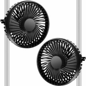 5” Grow Tent Clip Two Fans with Adjustable Clamp, 3-Speed Strong Quiet Airflow, Compatible with Timer Thermostat & Smart Plug for Plant Greenhouse Seedling Hydroponics Circulation Cooling 5” Grow Tent Clip Two Fans with Adjustable Clamp, 3-Speed Strong Quiet Airflow, Compatible with Timer Thermostat & Smart Plug for Plant Greenhouse Seedling Hydroponics Circulation Cooling