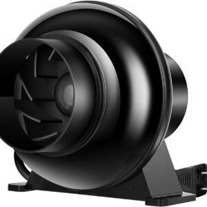 VIVOSUN D4 4 Inch 195 CFM Inline Duct Ventilation Fan, HVAC Vent Blower for Grow Tent, Attic, Basements or Kitchen, Hydroponics Exhaust Booster Fan VIVOSUN D4 4 Inch 195 CFM Inline Duct Ventilation Fan, HVAC Vent Blower for Grow Tent, Attic, Basements or Kitchen, Hydroponics Exhaust Booster Fan