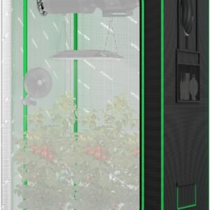 VIVOSUN P276 PRO Grow Tent 32″x32″x 63″ Reflective Mylar Indoor Grow Tents | Thickest 1″ Poles, 2000D Oxford Canvas,100% Reflective Mylar,Large Observation Window