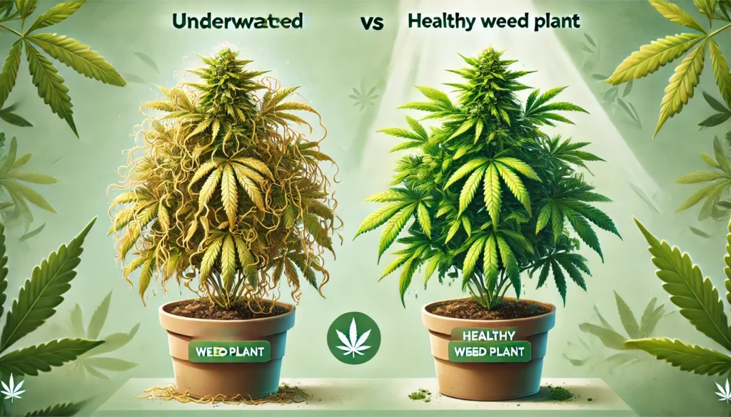 How to Identify and Fix Underwatered Weed Plants