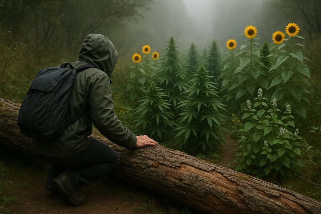 Stealth cannabis growing tips including hidden locations